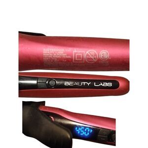 Beauty Labs Curling Iron Professional 1½" BL-PCIC38PI Dual Voltage Pink Tested